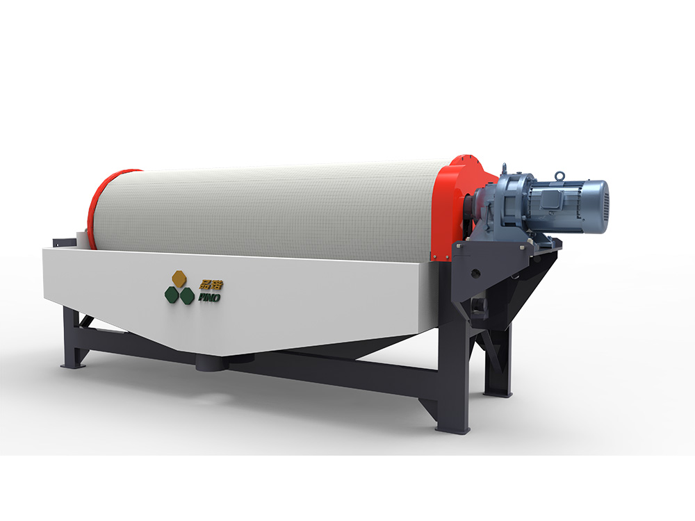 Counter rotation wet drum separator
